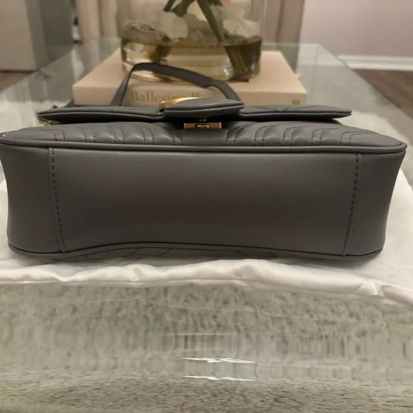 Luxury DESIGNER INSPIRED G G Marmont Leather Shoulder Bag - Picture 5 of 13